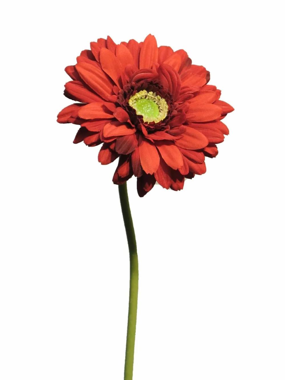 Gerbera | Artificial Gerbera Qiudong, Red, 20"/50Cm Artificial Flowers Gerbera