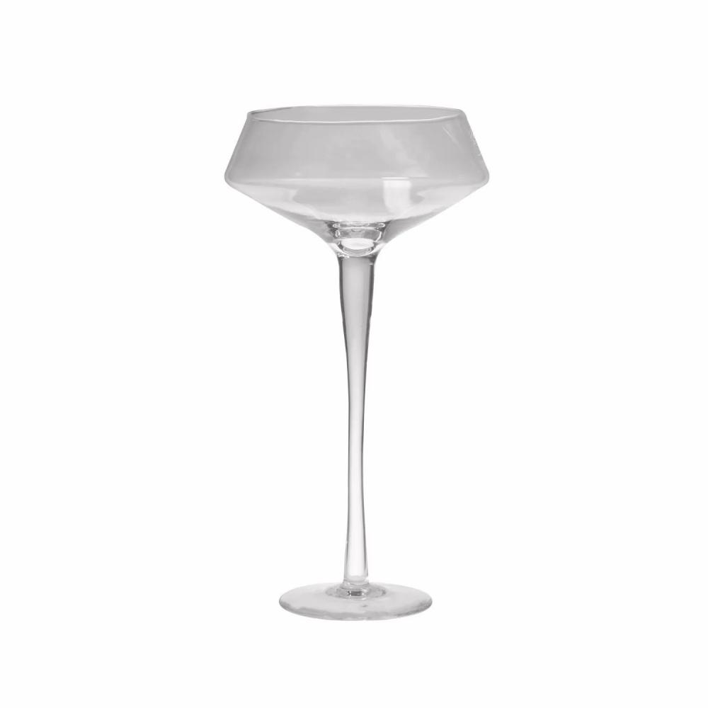 Glasses | Cocktail Glass Xxl Jantila On Foot, Clear, 22"/55Cm, Ø12"/30Cm Accessories Glasses