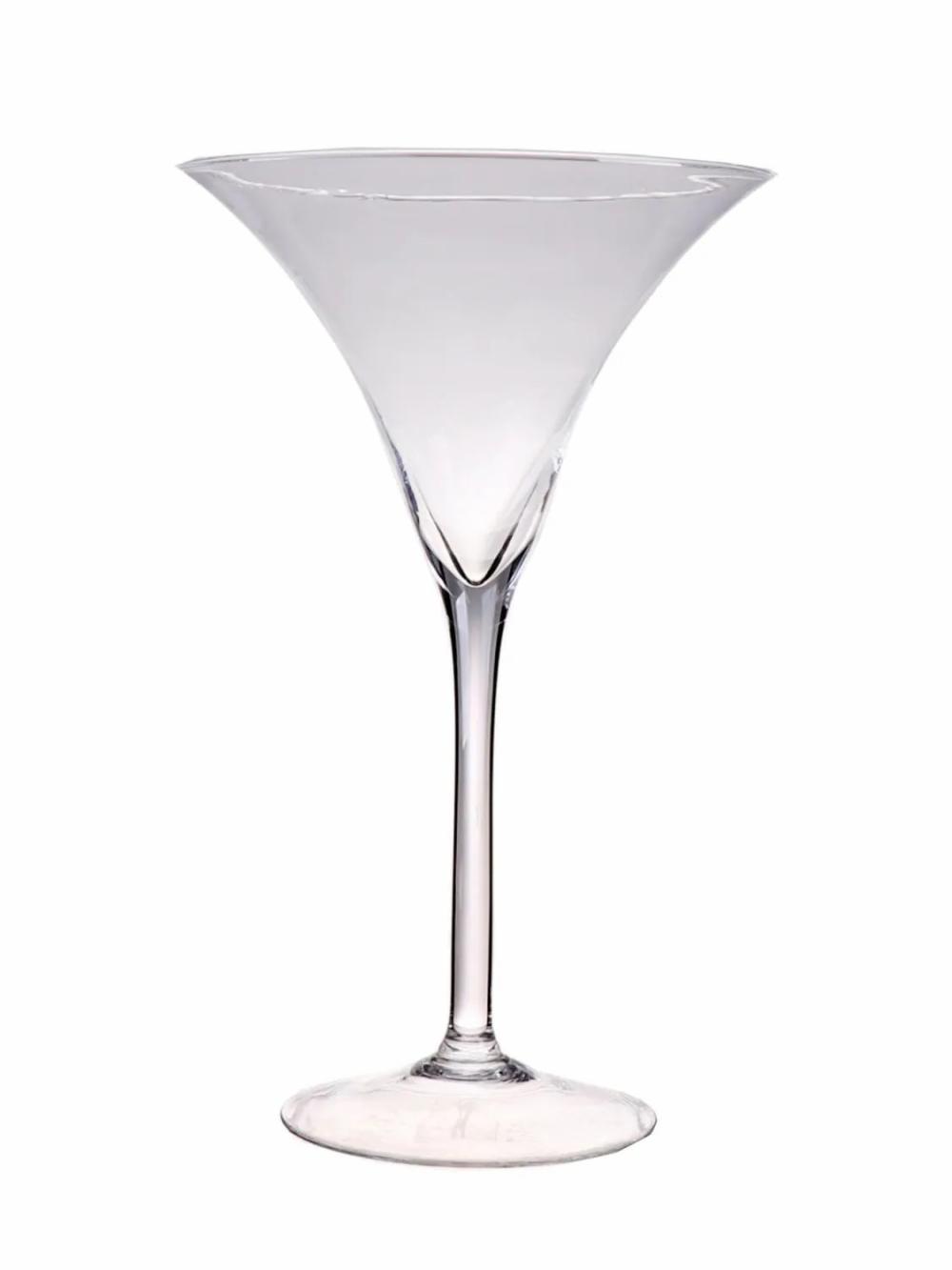 Glasses | Large Cocktail Bowl Sacha Air, Foot, Glass, Clear, 16"/40Cm, Ø10"/25Cm Accessories Glasses