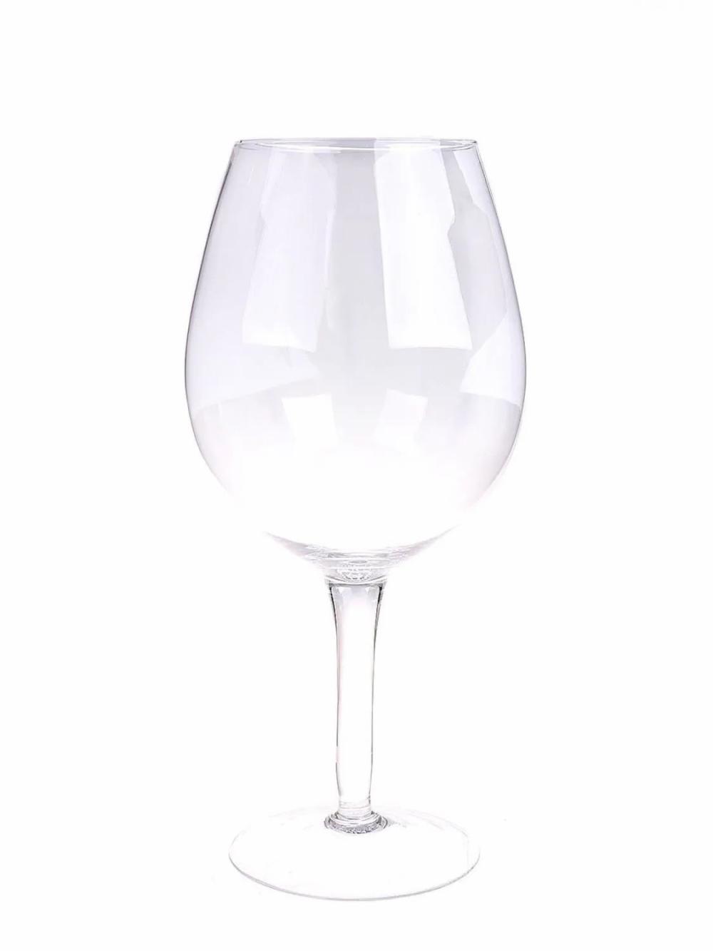 Glasses | Maxi Wine Goblet Roger Air On Stand, Clear, 20"/50Cm, Ø9"/23Cm, 6L Accessories Glasses