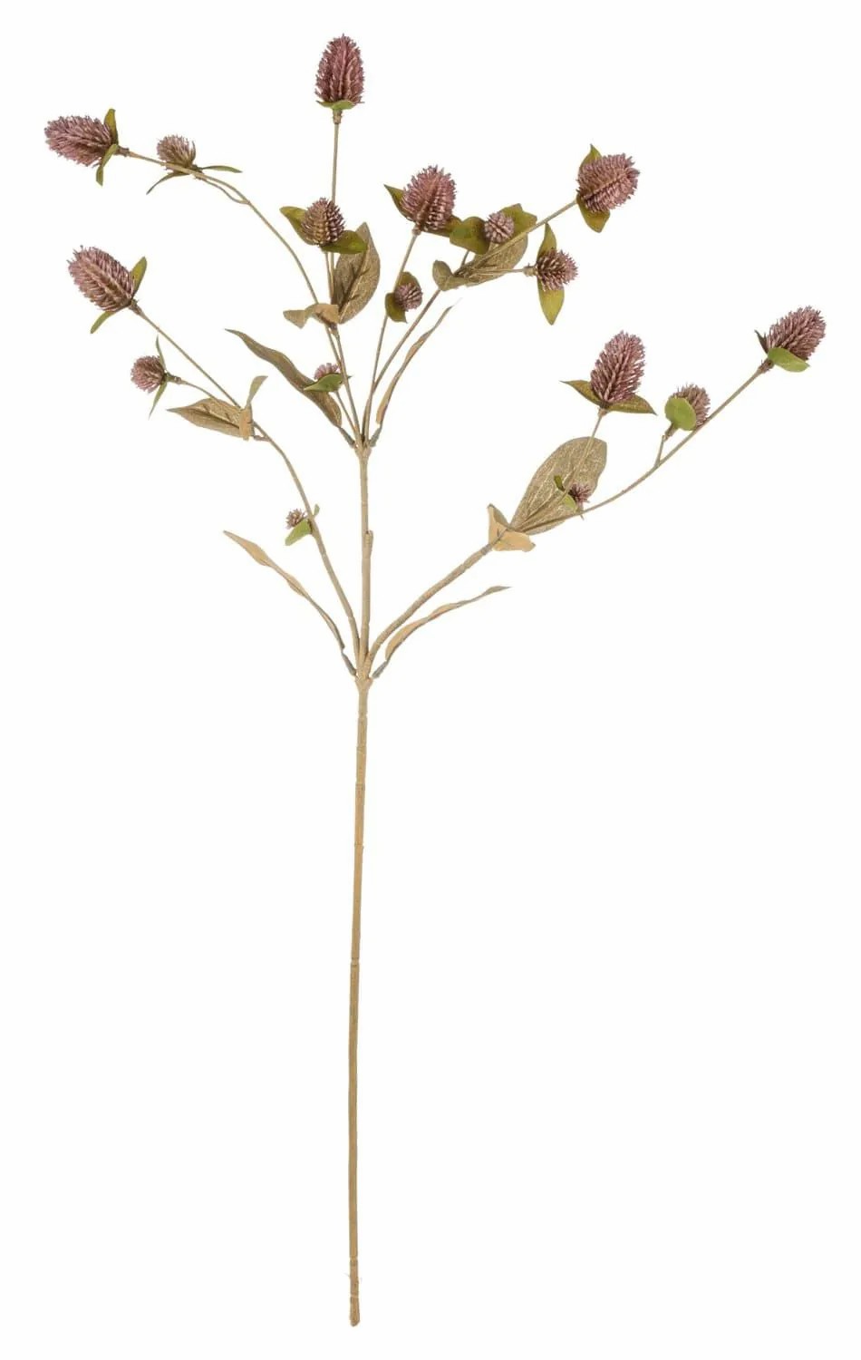 Globe amaranth | Artificial Globe Amaranth Tusiune, Dry Look, Dusky Pink, 28"/70Cm Artificial Flowers Globe amaranth