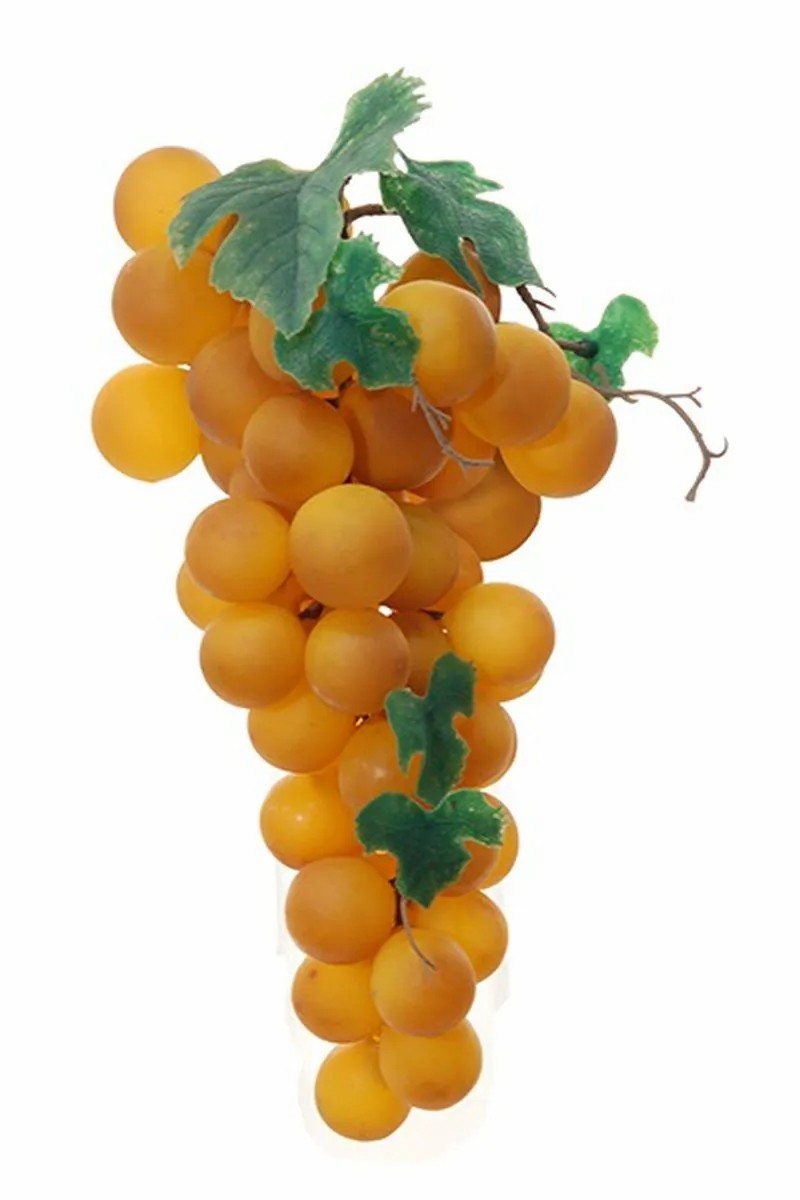 Grape vine | Artificial Fruit Grapes Amany, Orange-Yellow, 10"/25Cm Artificial Plants Grape vine