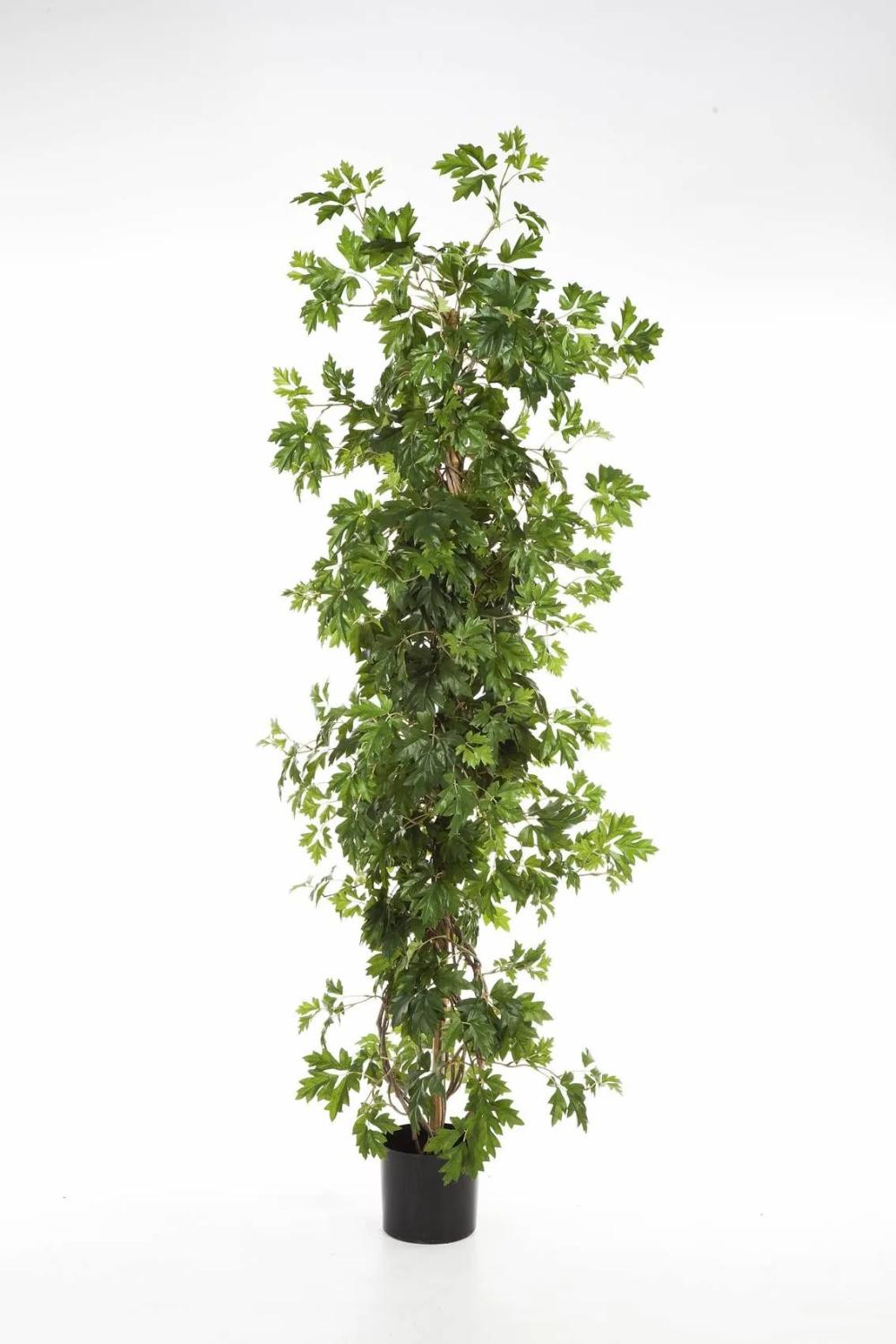 Grape vine | Artificial Grapevine Nika, Natural Stems, Green, 5Ft/160Cm Artificial Plants Grape vine