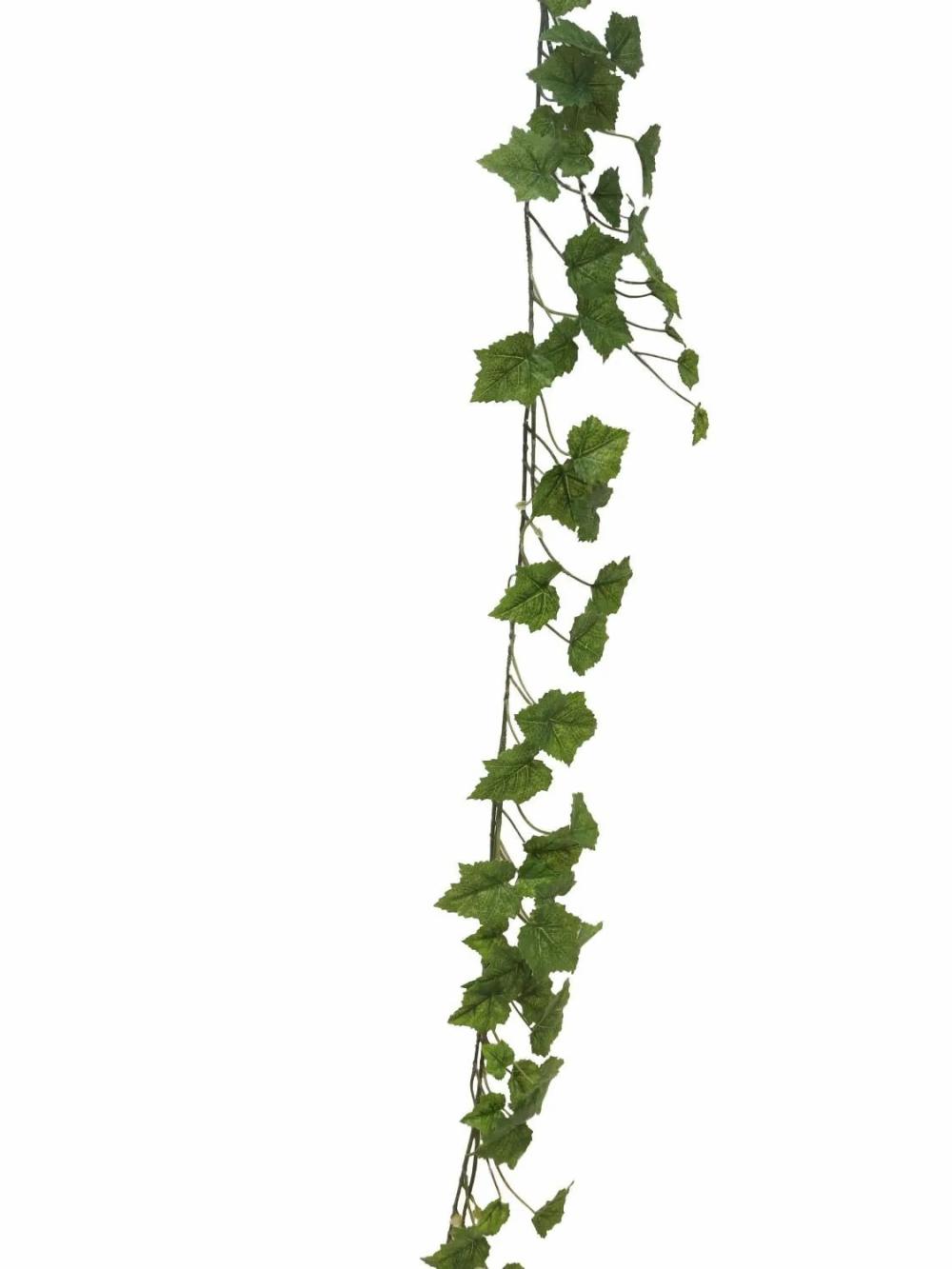 Grape vine | Artificial Vine Garland Hong, Green, 6Ft/180Cm Artificial Plants Grape vine