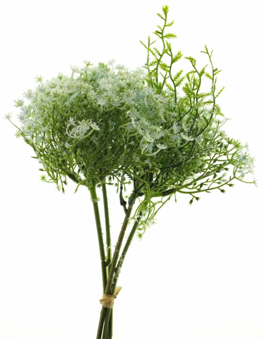 Gypsophila | Artificial Gypsophila Bouquet Wenman, Blue-White, 12"/30Cm Artificial Flowers Blue