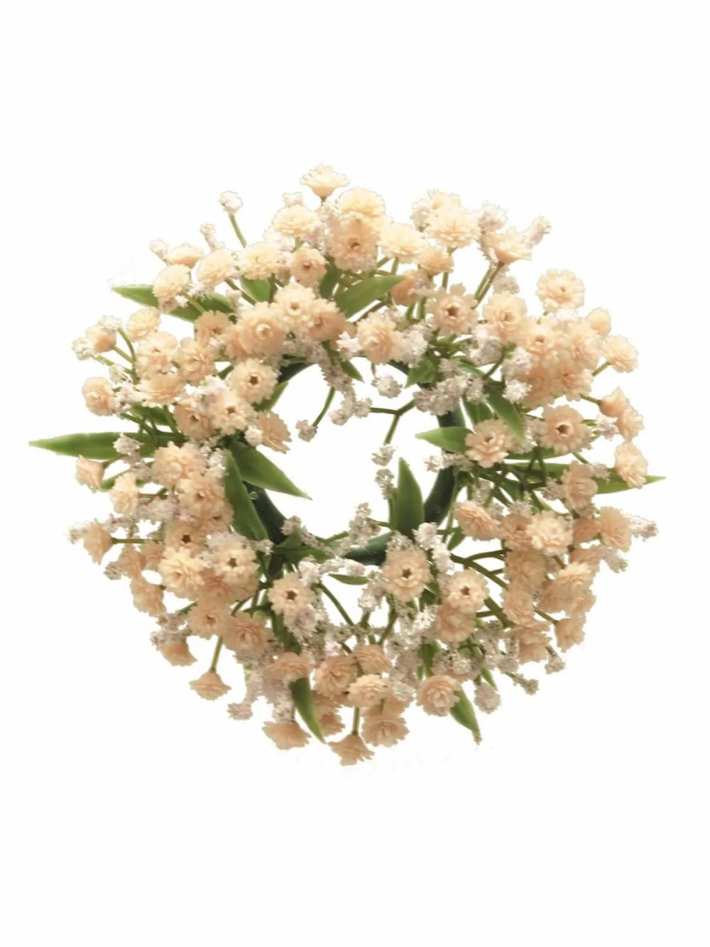 Gypsophila | Artificial Gypsophila Candle Wreath Lefei, Pink, Ø2.8"/7Cm Artificial Flowers Gypsophila