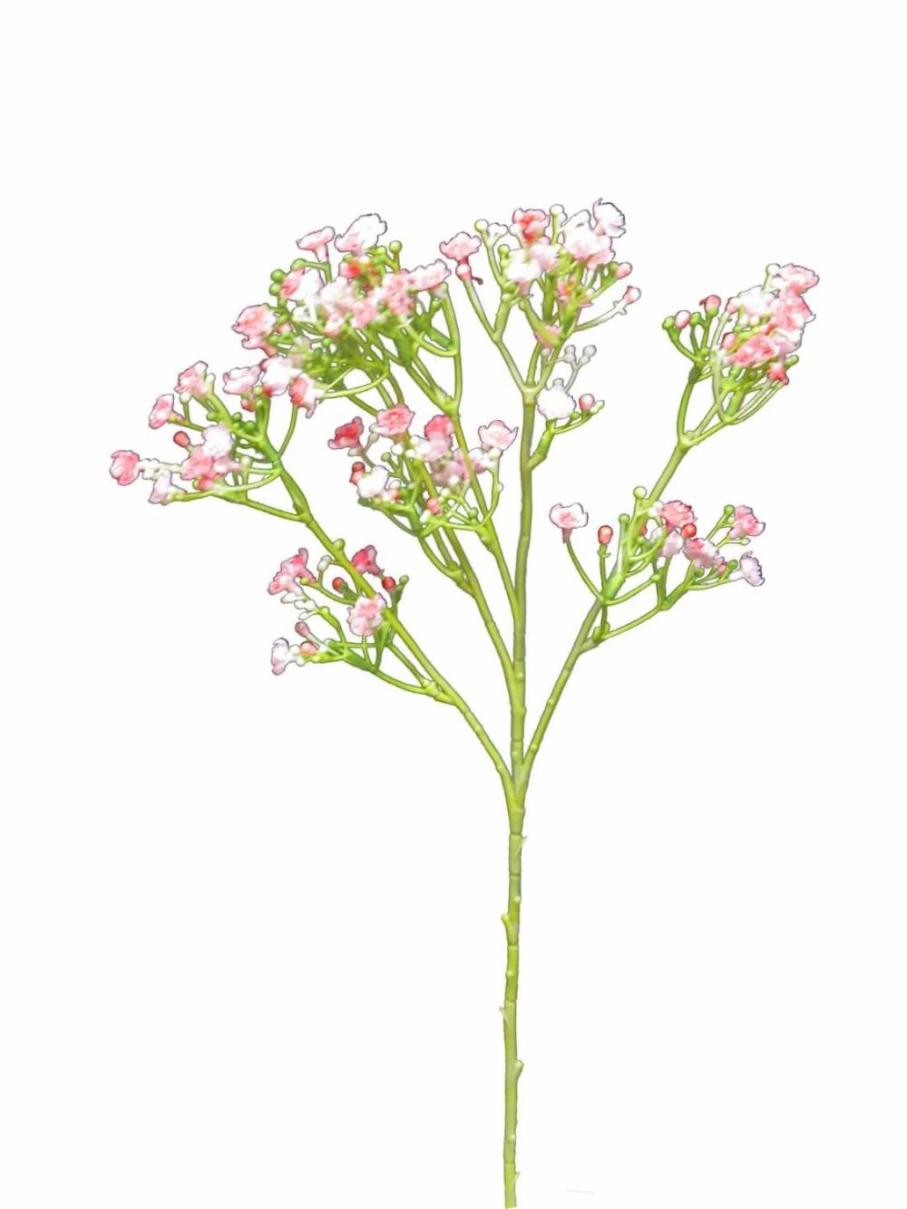 Gypsophila | Artificial Gypsophila Cecilia, Pink, 18"/45Cm, Ø0.4"/1Cm Artificial Flowers Gypsophila