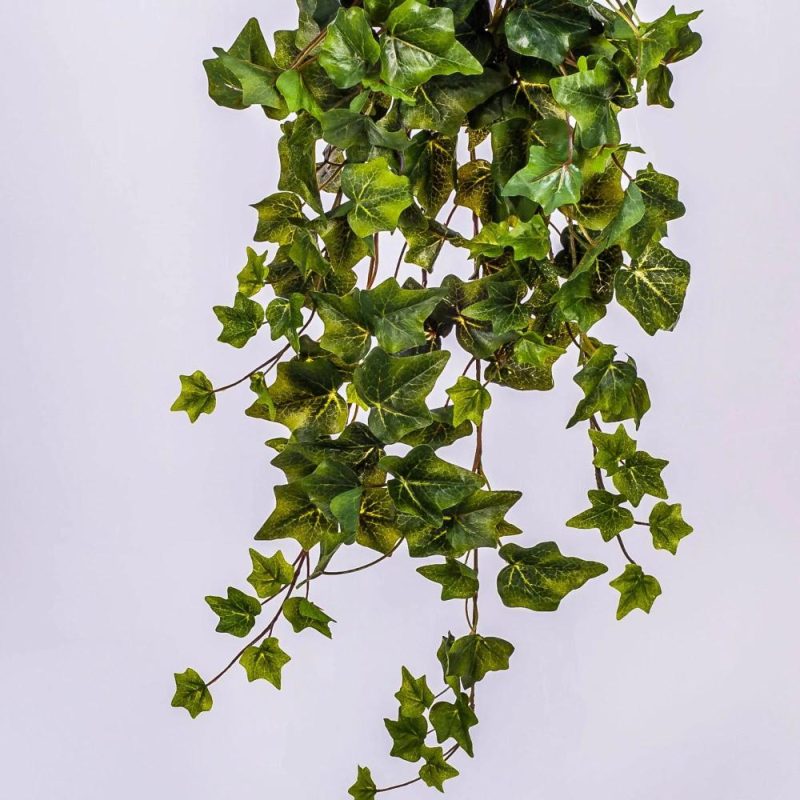 Ivy | Artificial Ivy Hanging Plant Maja, On Spike, Green, 28"/70Cm Artificial Plants Green