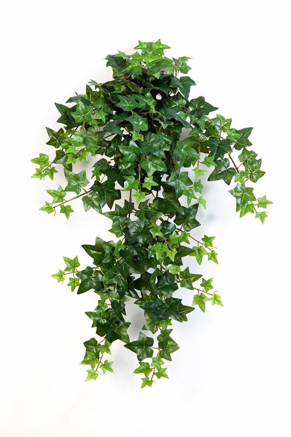 Ivy | Silk Ivy Hanging Plant Luka, On Spike, Green, 28"/70Cm Artificial Plants Green