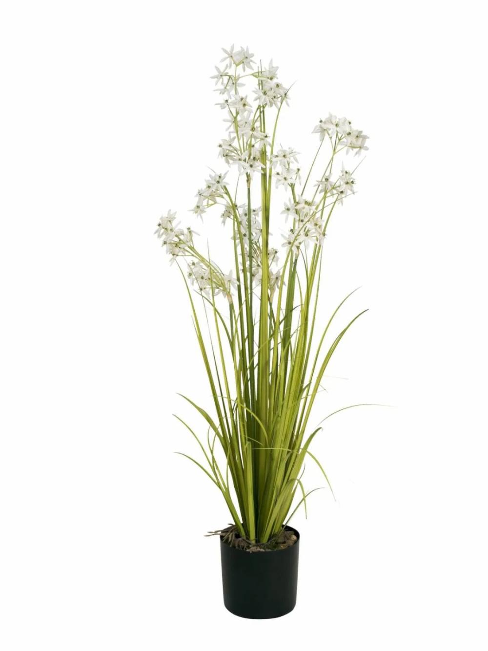 Jasmine plants | Artificial Grass Jasmin Jalira, White, 4Ft/130Cm Artificial Flowers Jasmine plants