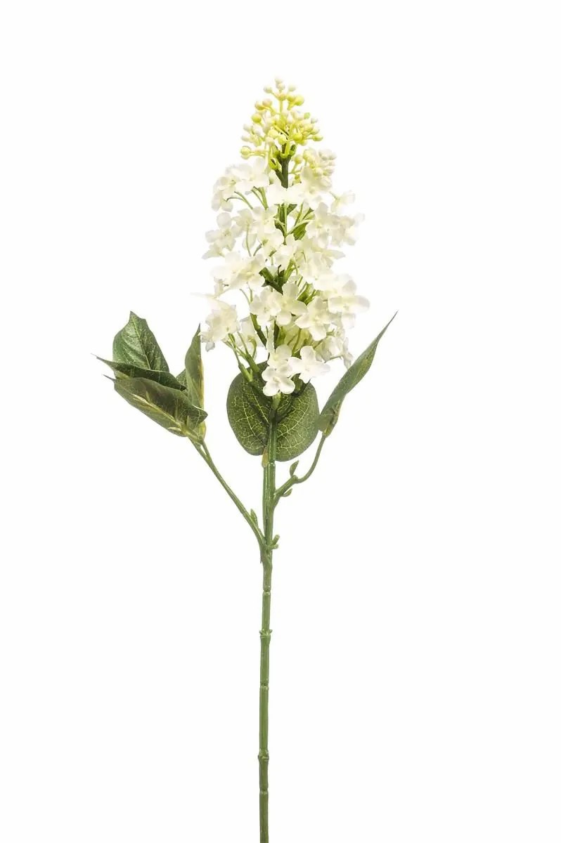 Lilac | Artificial Flower Lilac Sescile, White, 24"/60Cm Artificial Flowers Lilac