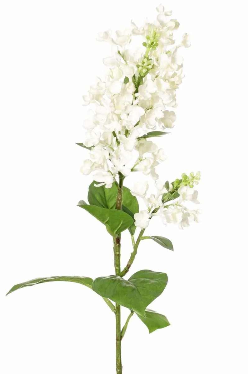 Lilac | Decorative Lilac Branch Admir, White, 31"/80Cm Artificial Flowers Lilac