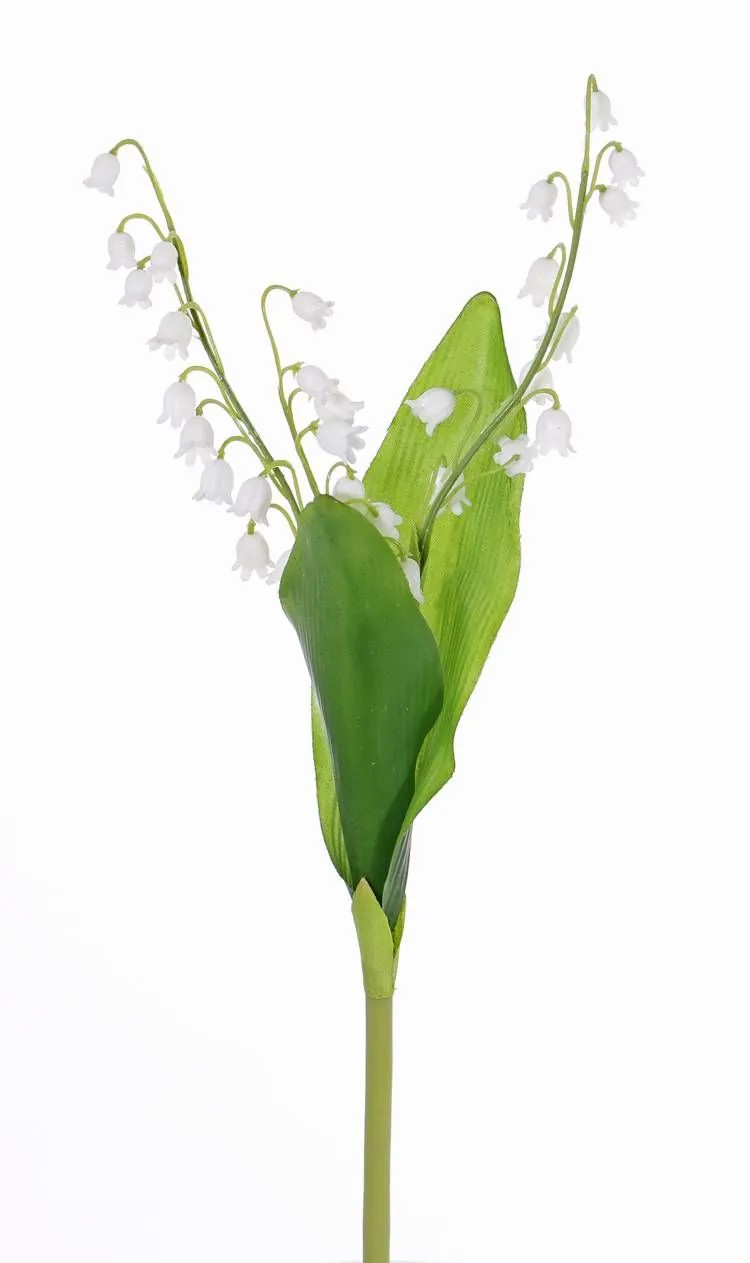 Lily of the valley | Artificial Lily Of The Valley Soraya, White, 14"/35Cm, Ø0.4"/1Cm Artificial Flowers Lily of the valley