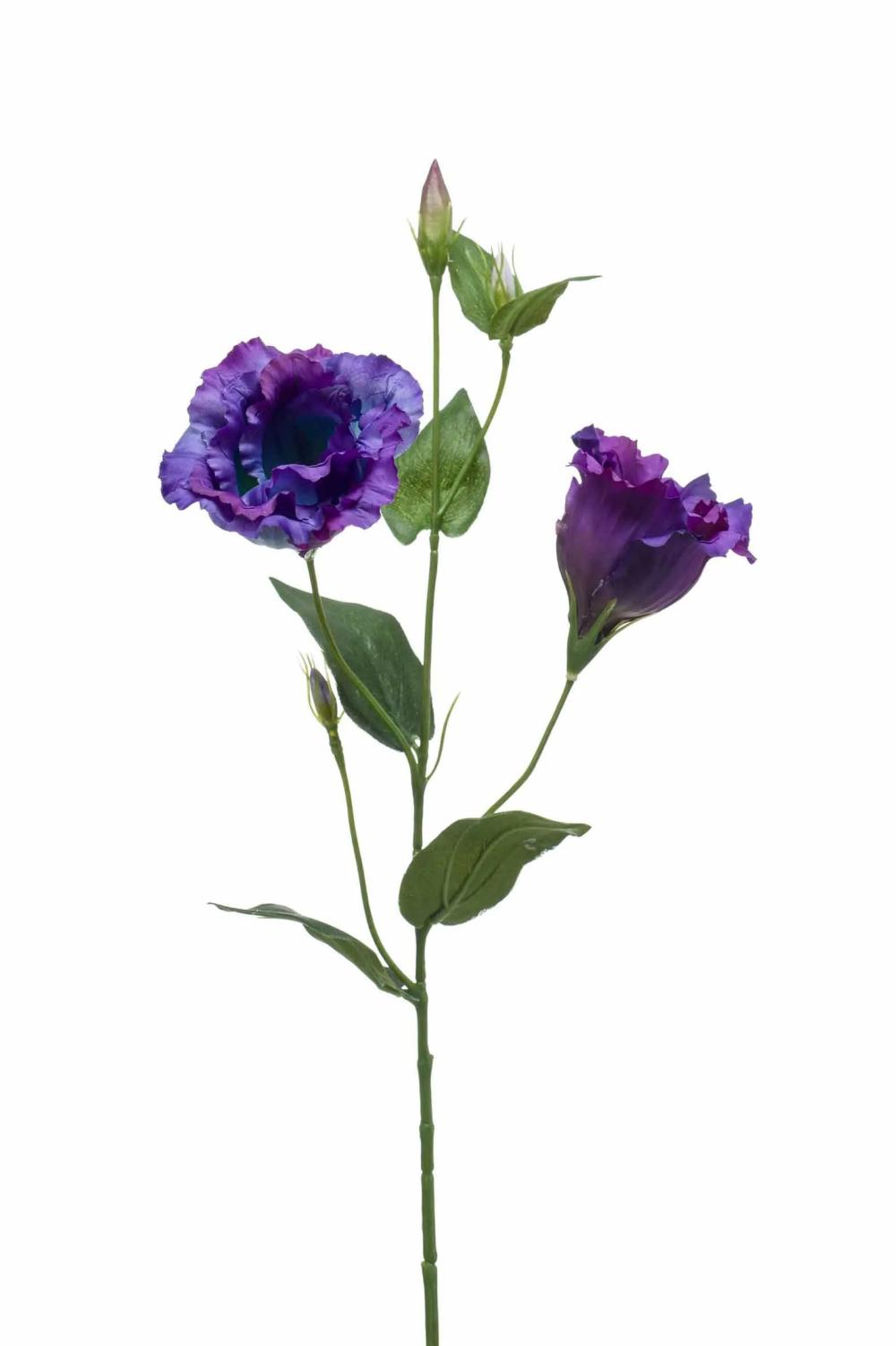 Lisianthus | Artificial Flower Lisianthus Jeno, Violet, 24"/60Cm Artificial Flowers Lisianthus