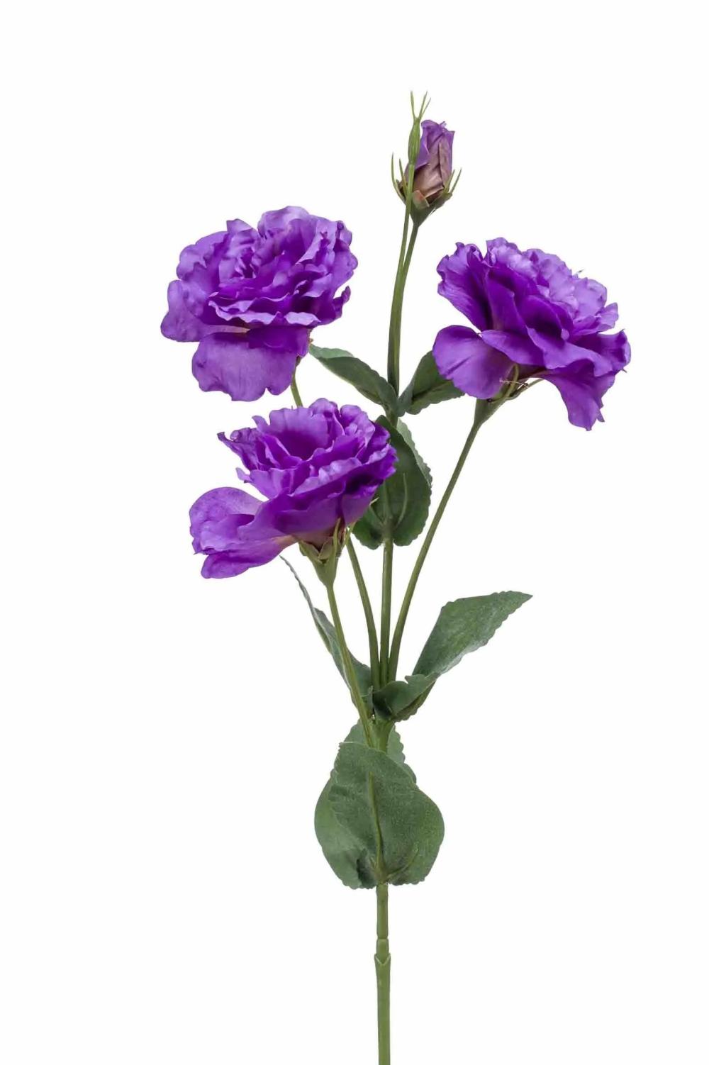 Lisianthus | Artificial Flower Lisianthus Jeno, Violet, 28"/70Cm Artificial Flowers Lisianthus