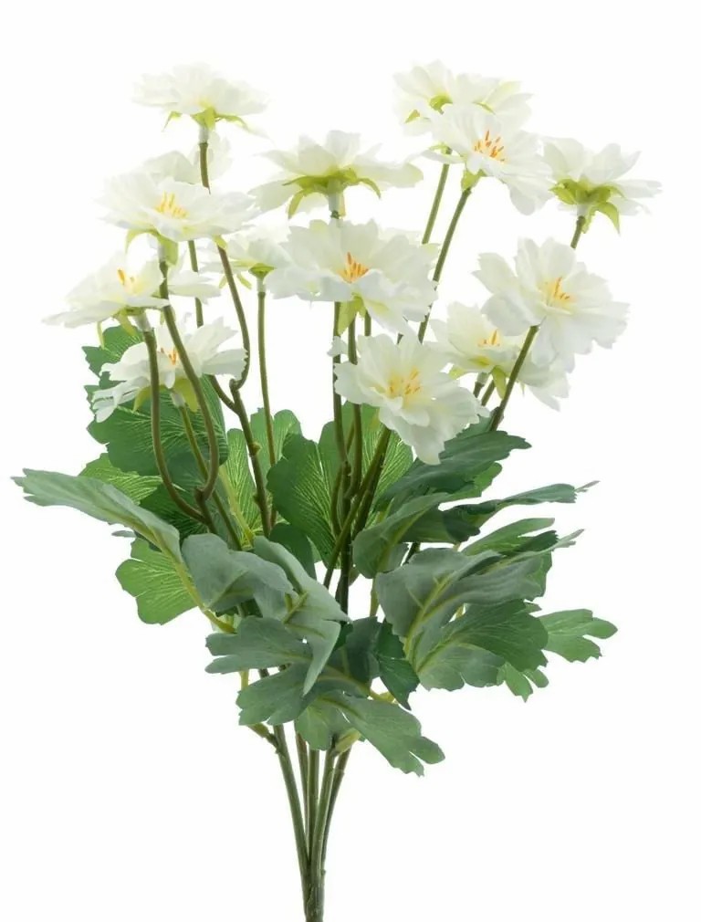 Marguerite flower | Artificial Marguerite Lattie On Spike, Cream, 16"/40Cm Artificial Flowers Marguerite flower