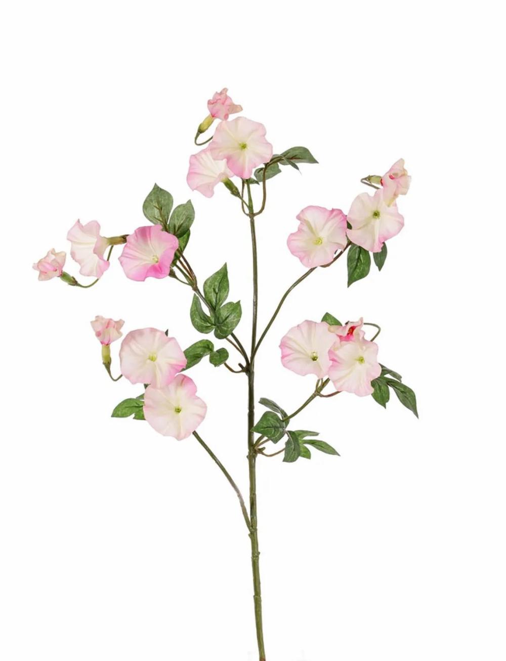 Morning glory | Artificial Morning Glory Iordanis, Pink-White, 26"/65Cm Artificial Flowers Morning glory