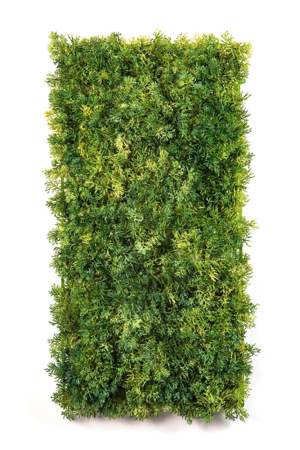 Moss | Fake Iceland Moss Mat Muscida, Green-Yellow, Flame Retardant, 10"X20"/25X50Cm Accessories Green