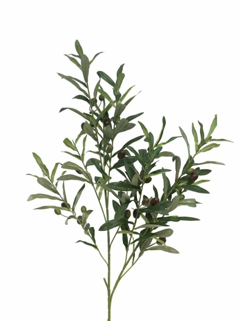 Olive trees | Artificial Olive Branch Chang With Fruits, 3Ft/100Cm Artificial Trees Green