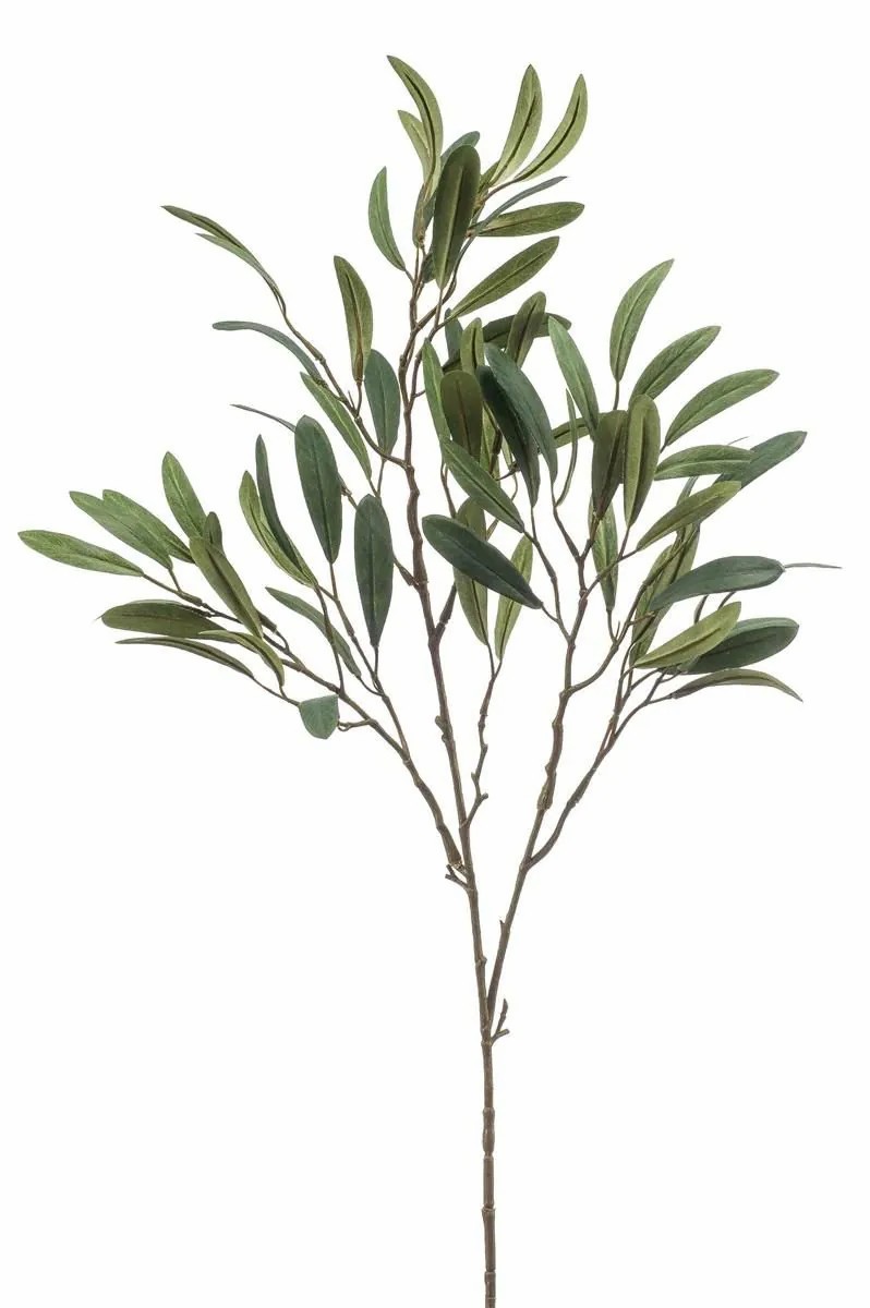 Olive trees | Artificial Olive Branch Rigelio, 31"/80Cm Artificial Trees Green