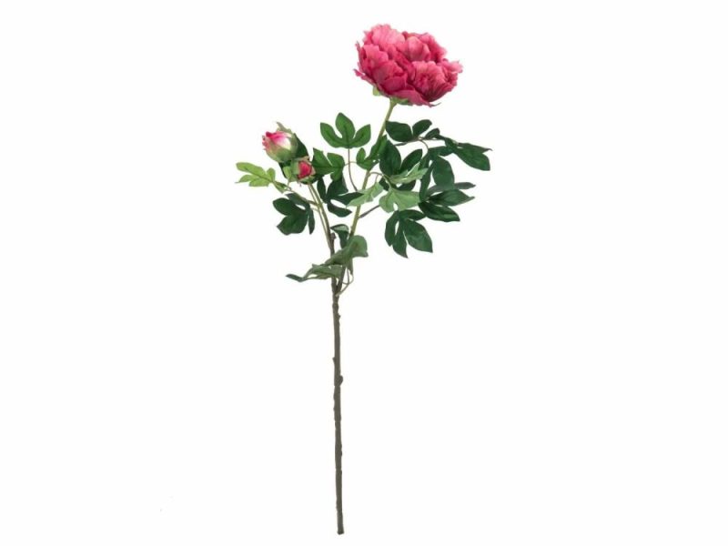 Peony | False Peony Darisa, Dark Pink, 3Ft/100Cm Artificial Flowers Peony