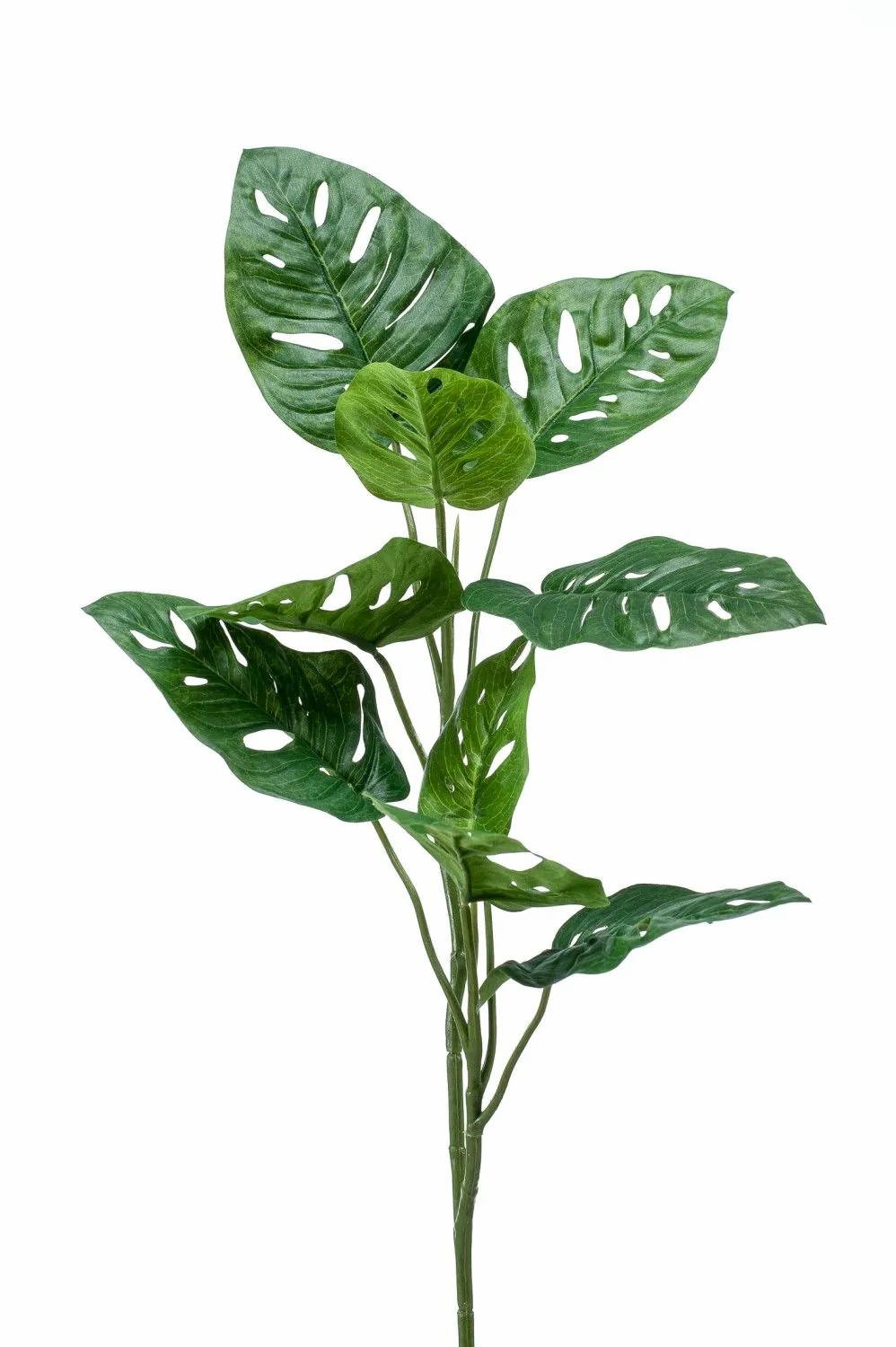 Philodendron | Artificial Philodendron Monstera Deliciosa Berlanga, Spike, 30"/75Cm Artificial Plants Green