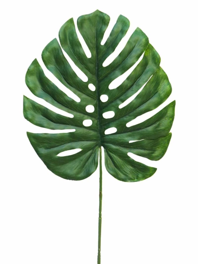 Philodendron | Artificial Philodendron Monstera Deliciosa Leaf Jiayan, 18"/45Cm Artificial Plants Green