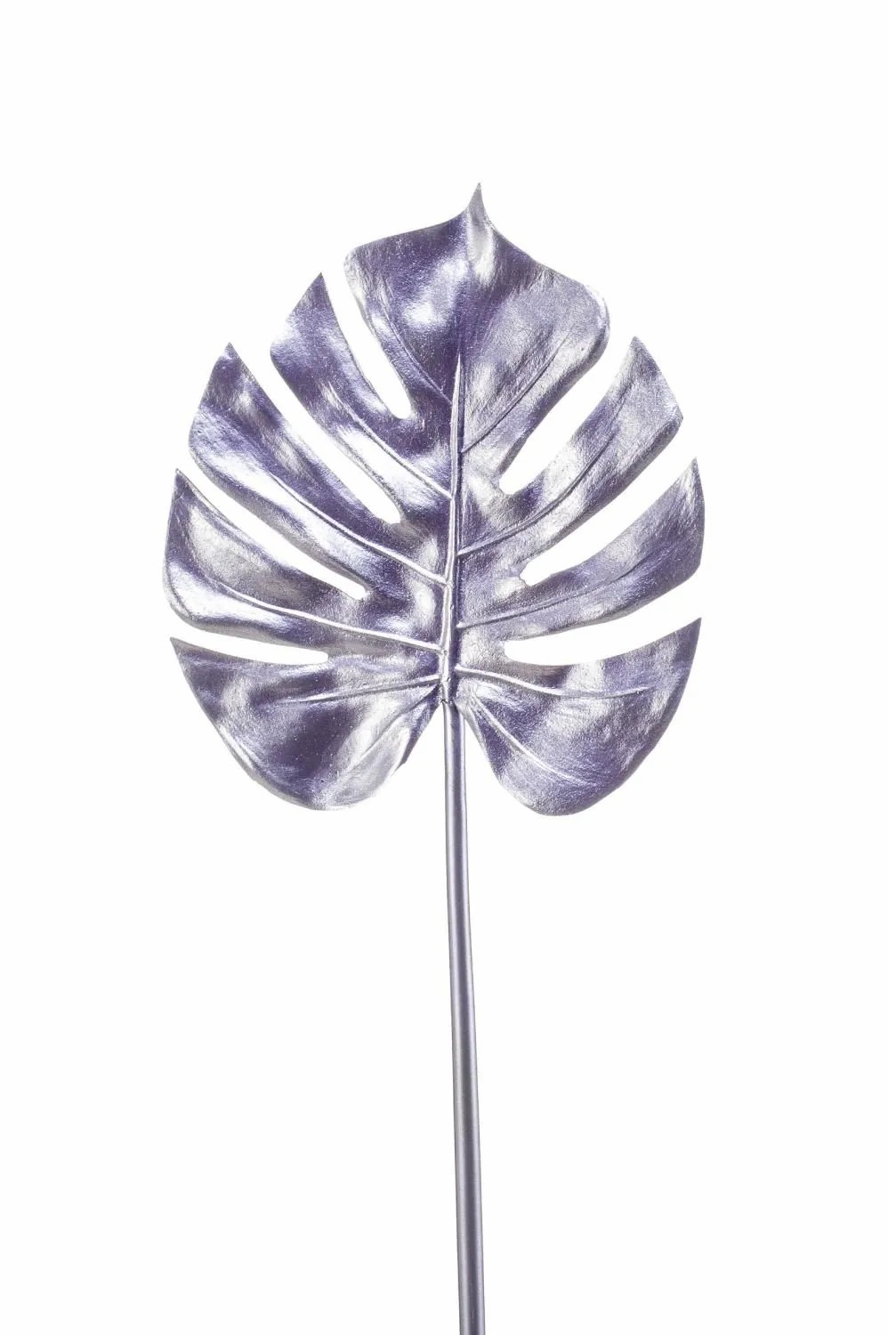 Philodendron | Artificial Philodendron Monstera Deliciosa Leaf Sehun, Purple, 28"/70Cm Artificial Plants Philodendron