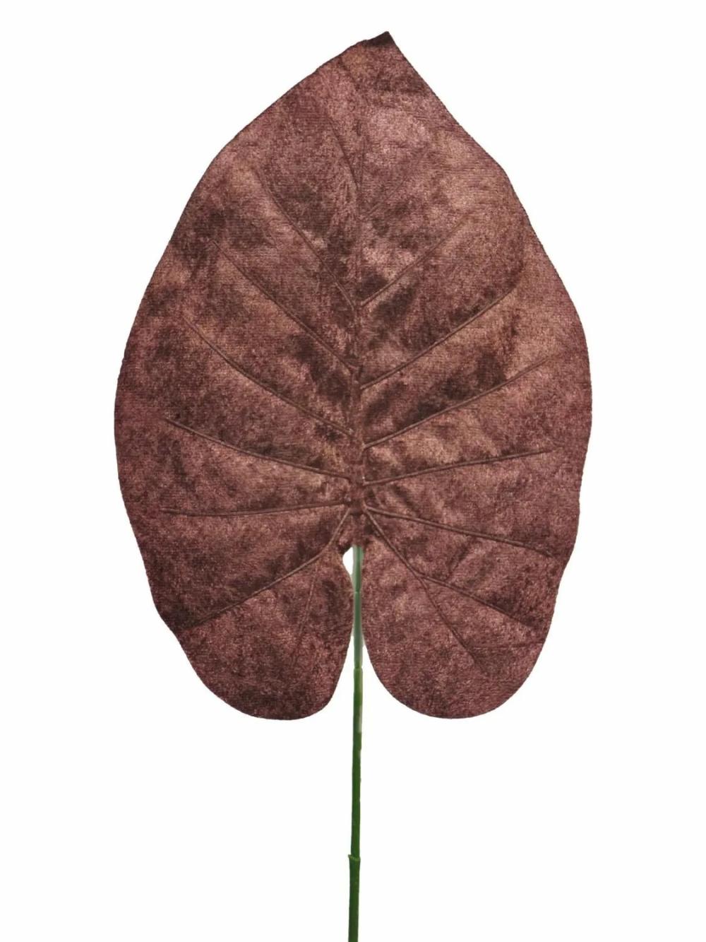 Philodendron | Artificial Philodendron Scandens Leaf Aoshen, Brown, 28"/70Cm Artificial Plants Brown