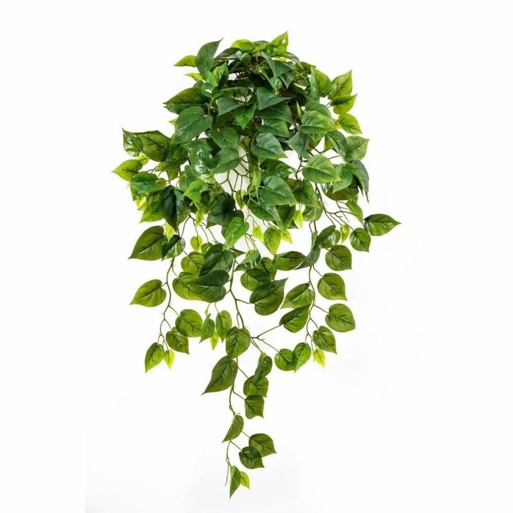 Philodendron | Fake Philodendron Trailing Plant Eicca On Spike, 33"/85Cm Artificial Plants Green