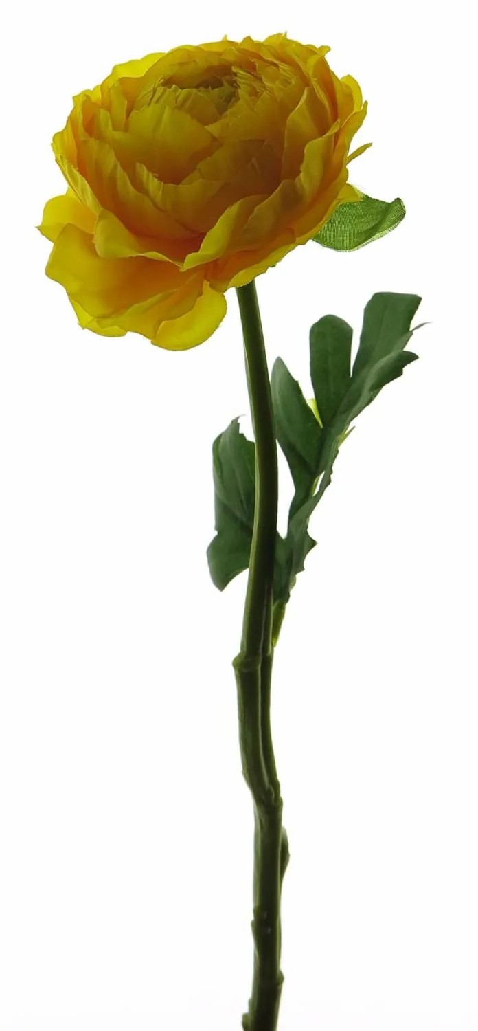 Ranunculus | Artificial Ranunculus Wenna, Yellow, 12"/30Cm Artificial Flowers Ranunculus