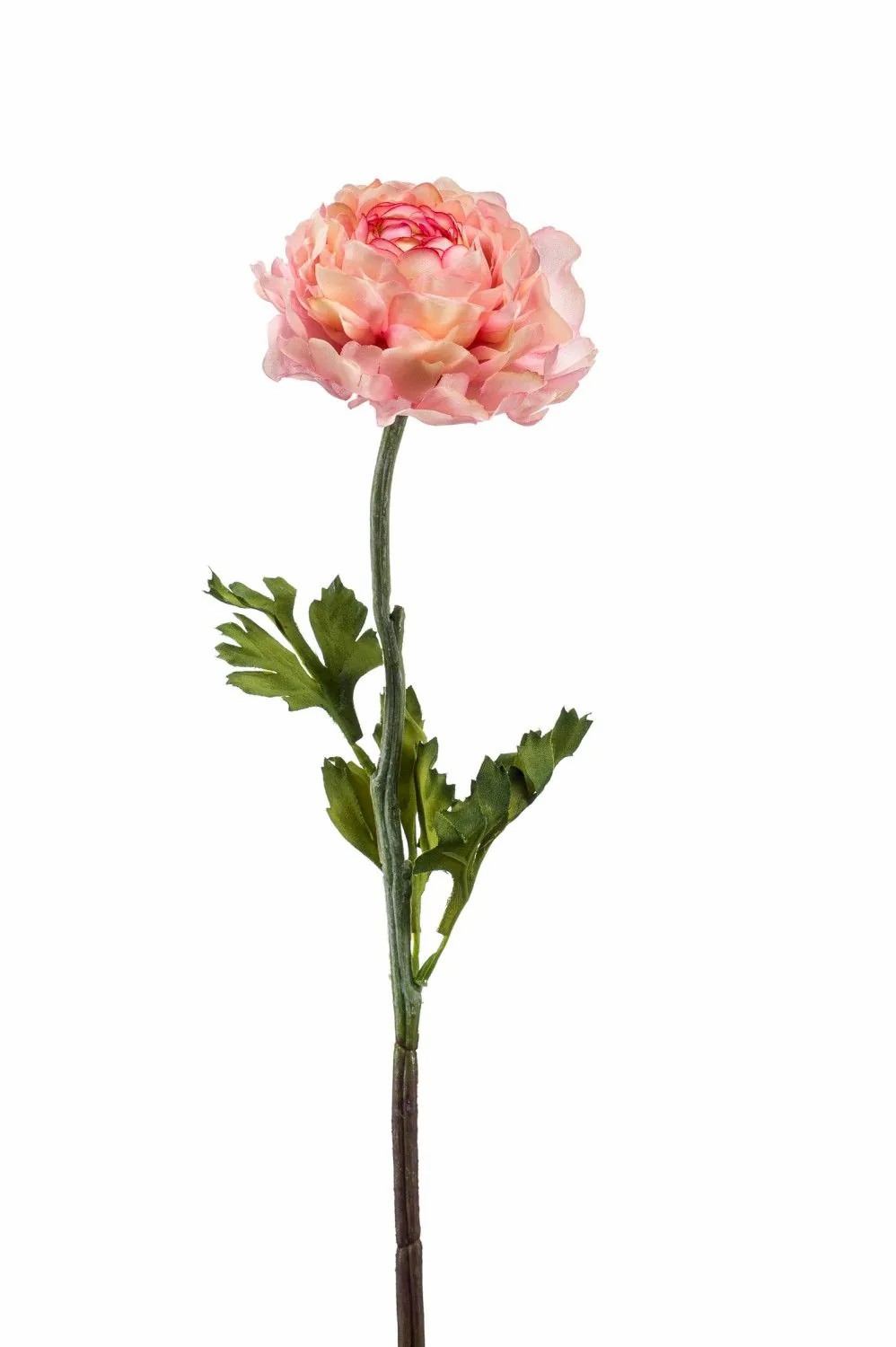 Ranunculus | Faux Flower Ranunculus Elorio, Light Pink-Pink, 20"/50Cm Artificial Flowers Ranunculus