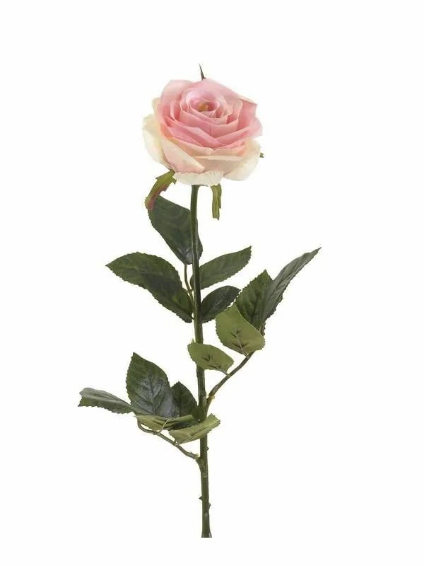 Rose | Artificial Rose Brina, Light Pink, 28"/70Cm Artificial Flowers Rose