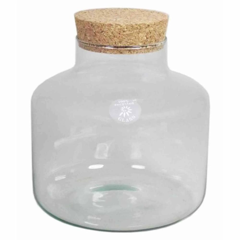 Storage jars | Candy Jar Dogan With Cork, Clear, 8"/21,5Cm, Ø8"/21Cm Accessories Storage jars