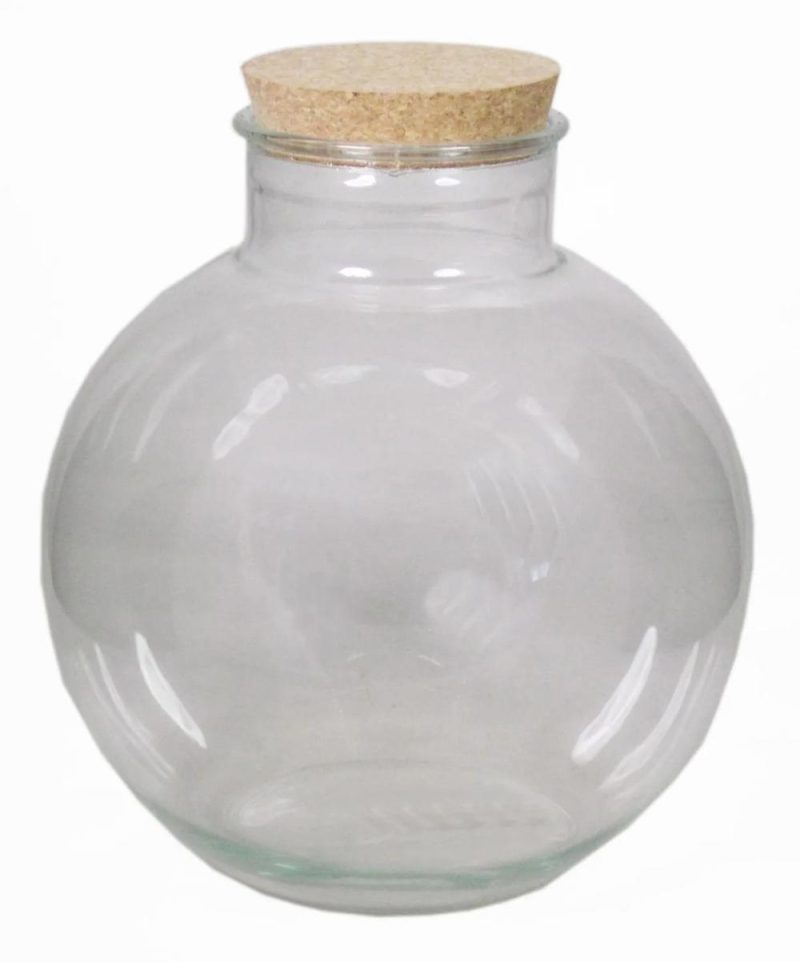 Storage jars | Conservation Glass Winda With Cork, Clear, 12"/30Cm, Ø12"/31Cm Accessories Storage jars