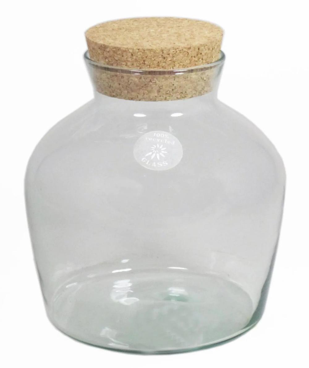 Storage jars | Conservation Jar Dieter With Cork Lid, Glass, Clear, 8"/21Cm, Ø8"/20Cm Accessories Storage jars