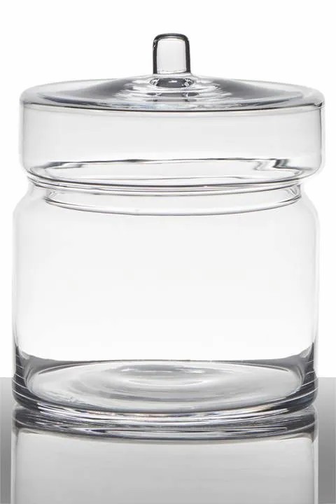 Storage jars | Glass Jar With Lid Millie, Clear, 6.5"/16,5Cm, Ø5.7"/14,5Cm Accessories Storage jars