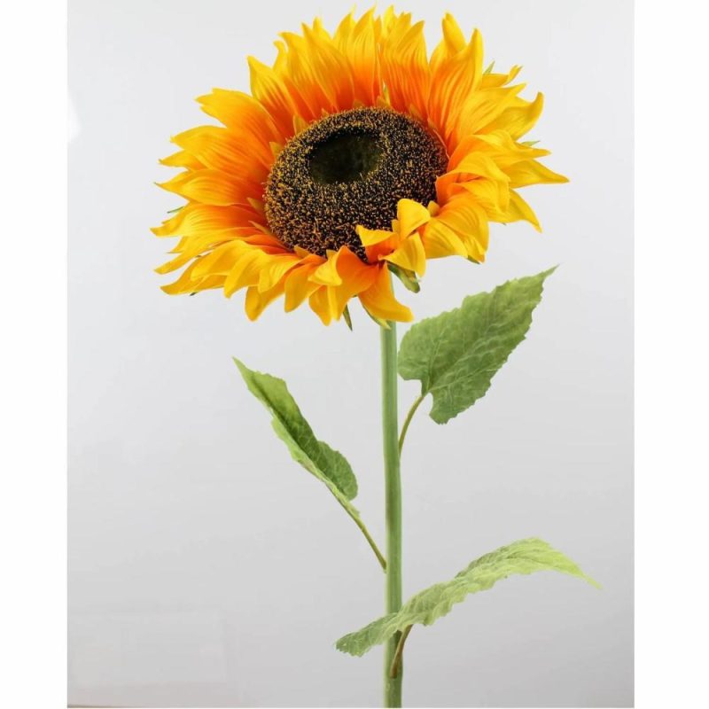 Sunflower | Artificial Flower Sunflower Belita, Yellow-Orange, 3Ft/105Cm, Ø11"/27Cm Artificial Flowers Sunflower