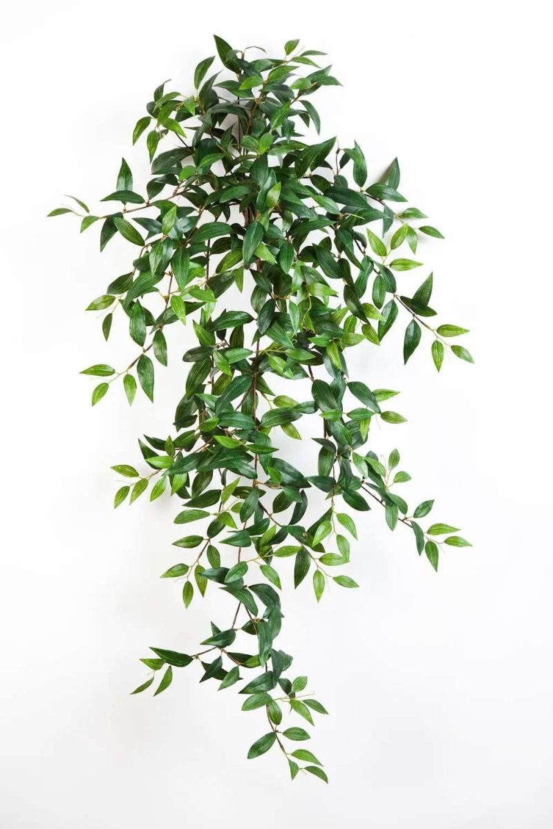 Tradescantia | Artificial Tradescantia Fluminensis Aurelie, Spike, Green, 3Ft/105Cm Artificial Plants Green