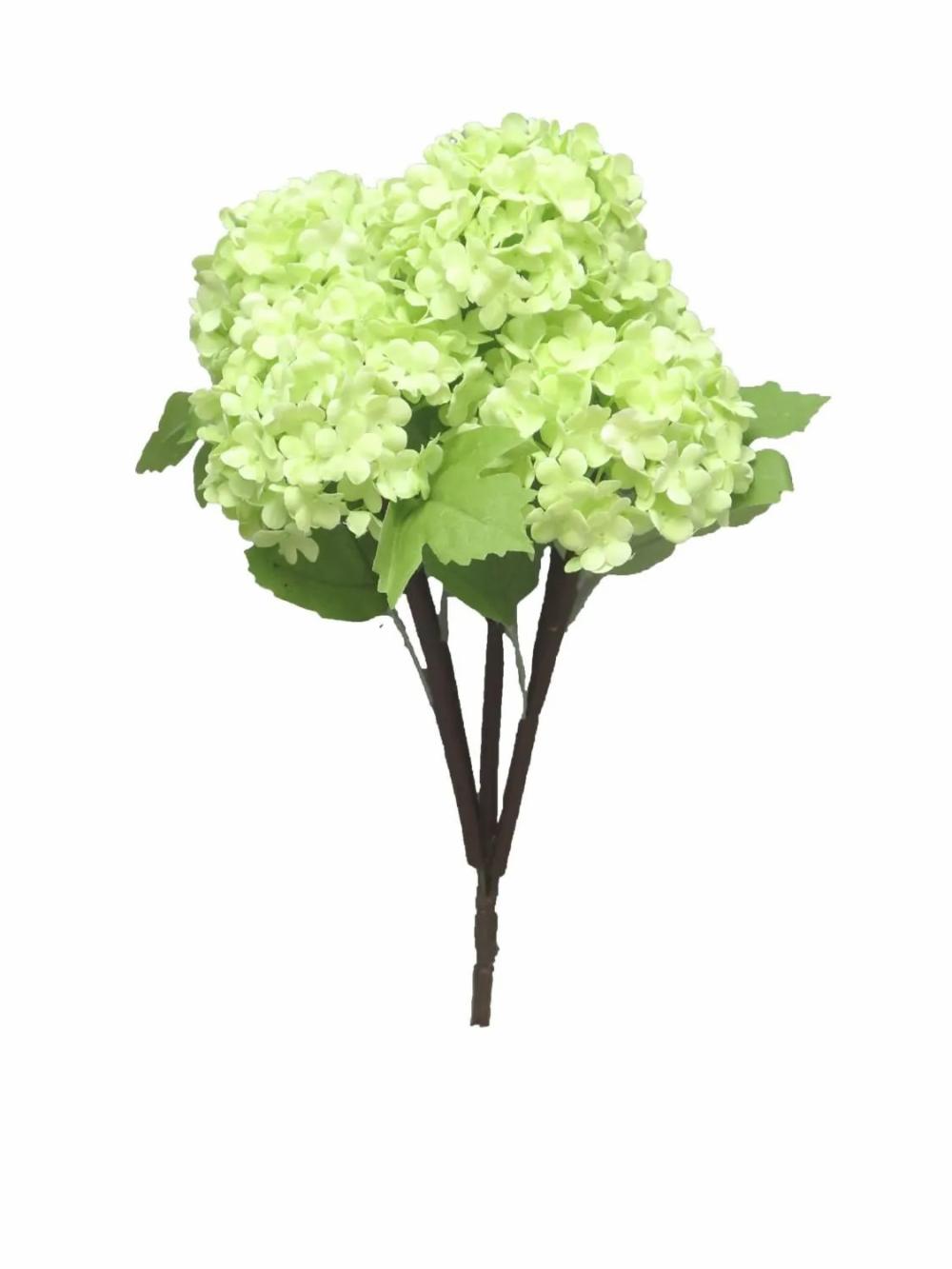 Viburnum opulus | Artificial Viburnum Jialihe On Spike, Light Green, 12"/30Cm Artificial Flowers Green