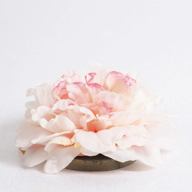 Water lilies | Artificial Peony Blossom Megan, Floating, Pink, Ø6"/15Cm Artificial Flowers Peony