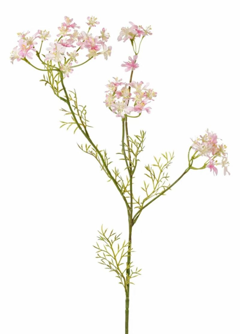 Wild carrot | Artificial Wild Carrot Kalomira, Pink-White, 33"/85Cm Artificial Flowers Rose