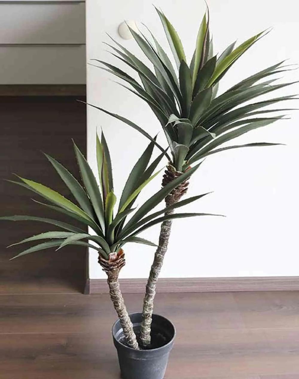 Yucca palm | Artificial Yucca Palm Dewey, 4Ft/115Cm Artificial Palms Green