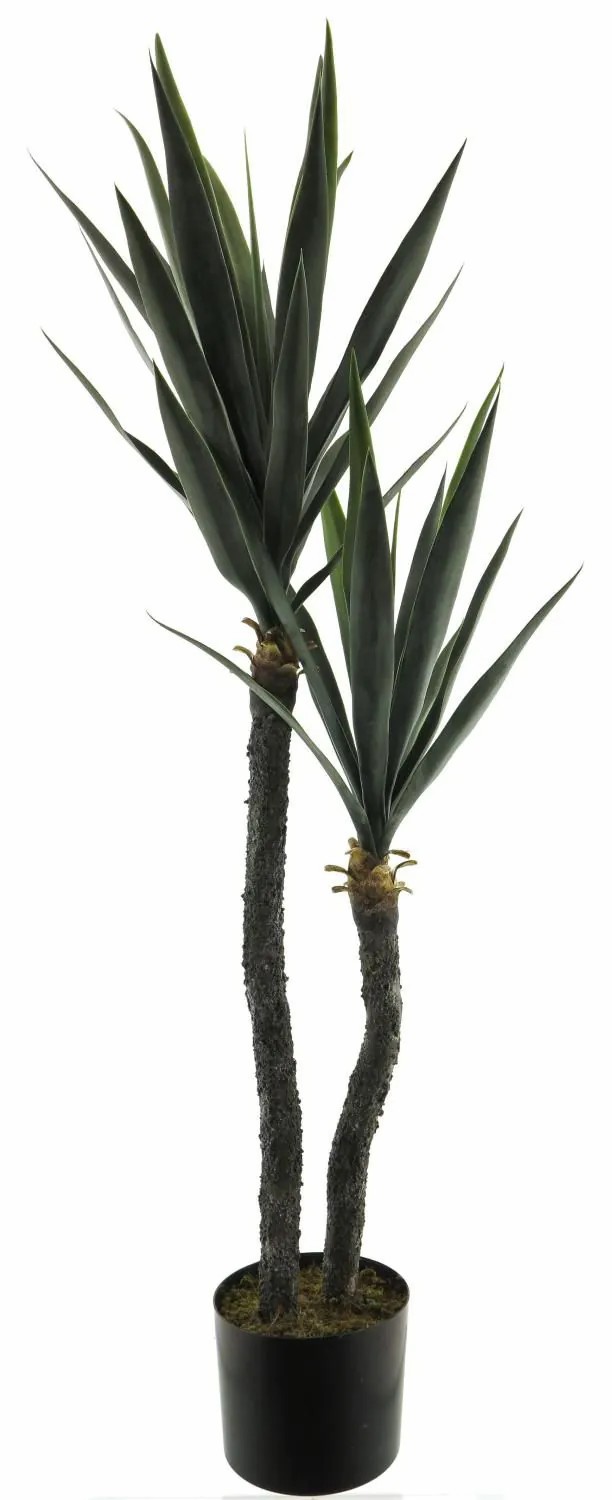 Yucca palm | Plastic Yucca Palm Tree Shishan, 4Ft/125Cm Artificial Palms Green