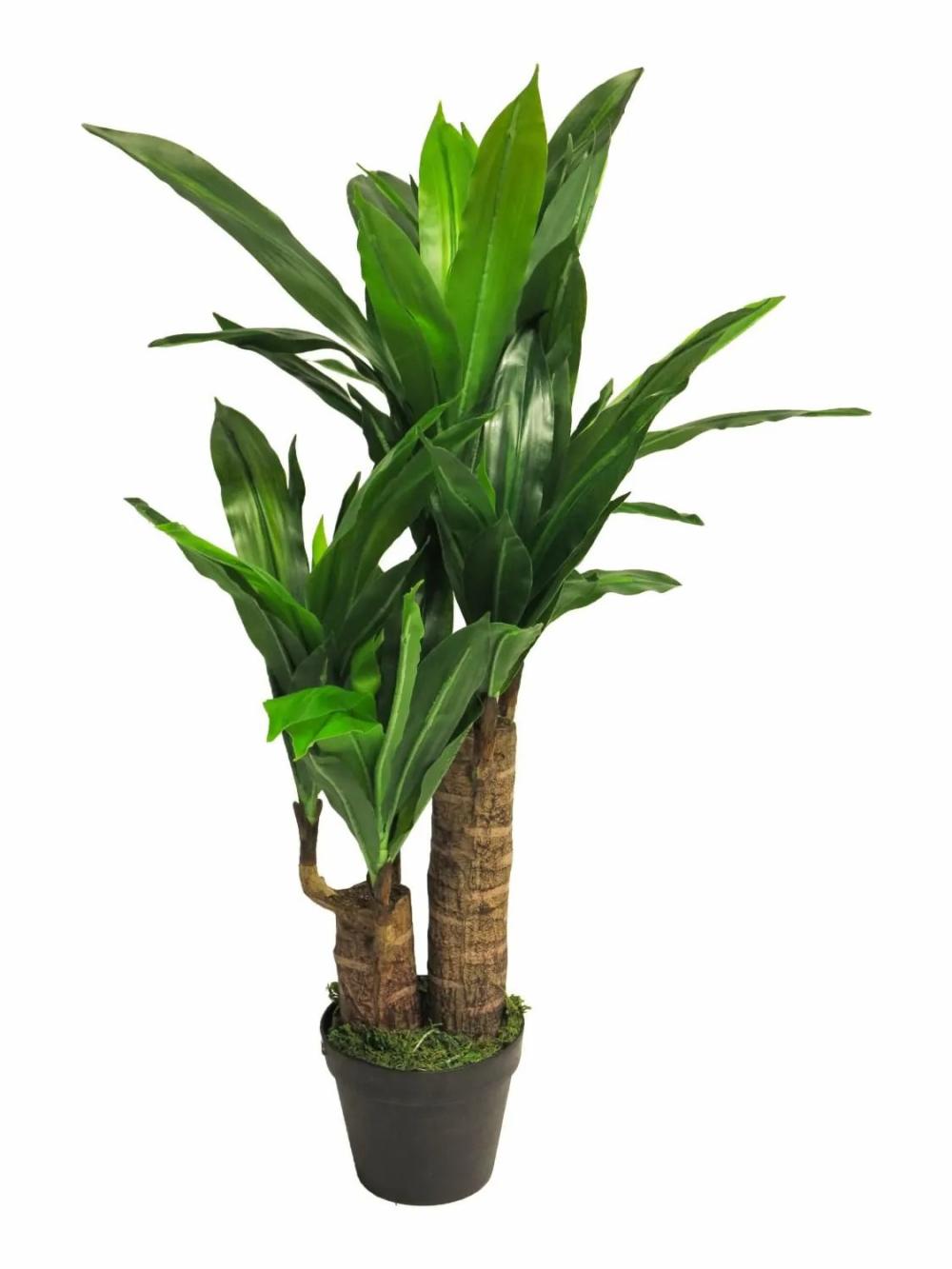 Yucca palm | Plastic Yucca Zijuan In Decorative Pot, 28"/70Cm Artificial Palms Green