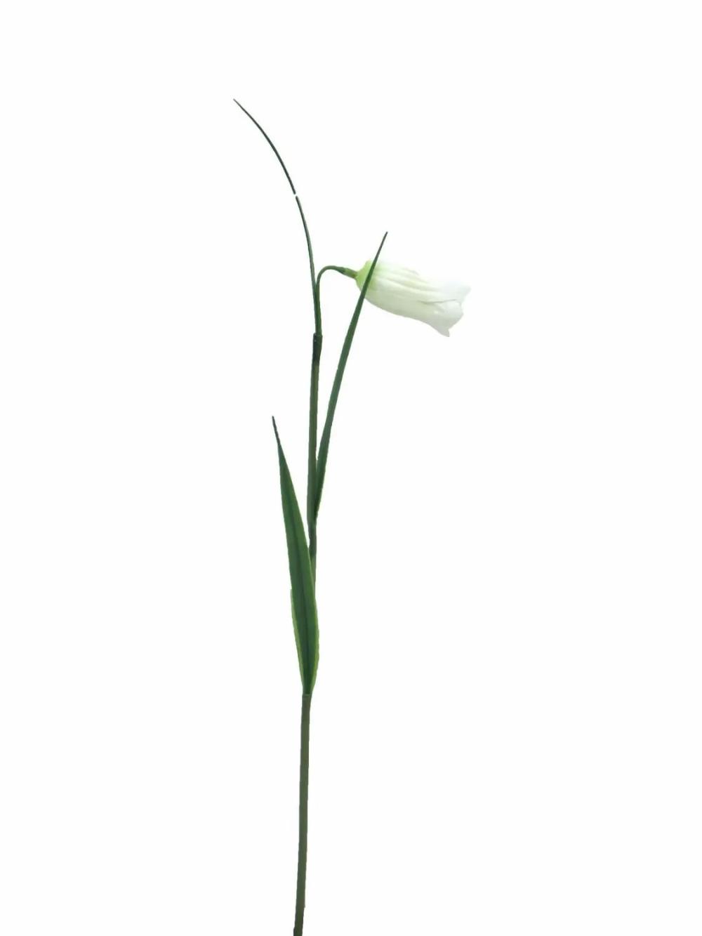 Bellflower | Artificial Campanula Luxing, White, 16"/40Cm Artificial Flowers Bellflower